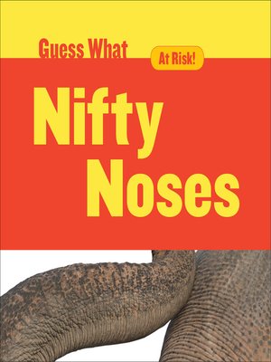 cover image of Nifty Noses - Elephant